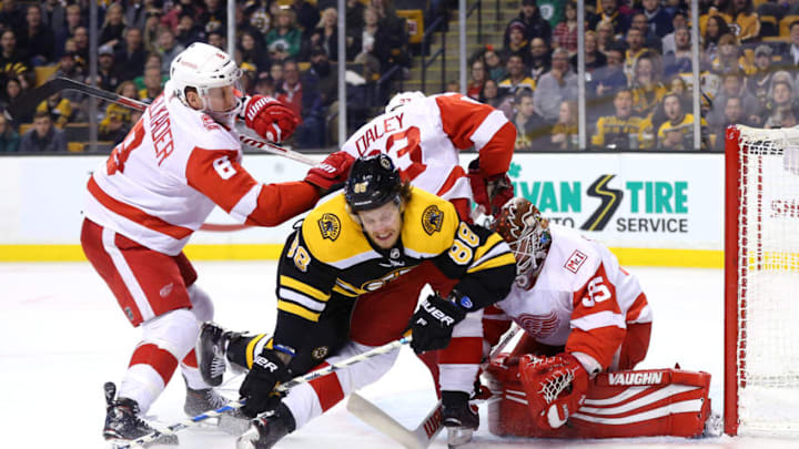 BOSTON, MA - DECEMBER 23: David Pastrnak