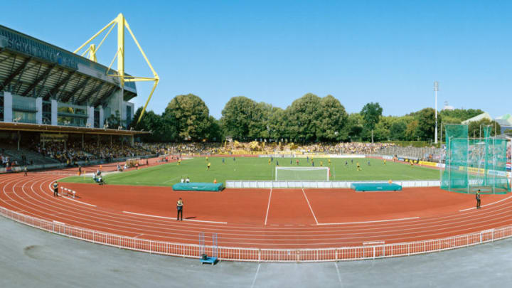 Borussia Dortmund Women will play their games at the Stadion Rote Erde (Photo by Reinaldo Coddou H./Getty Images)