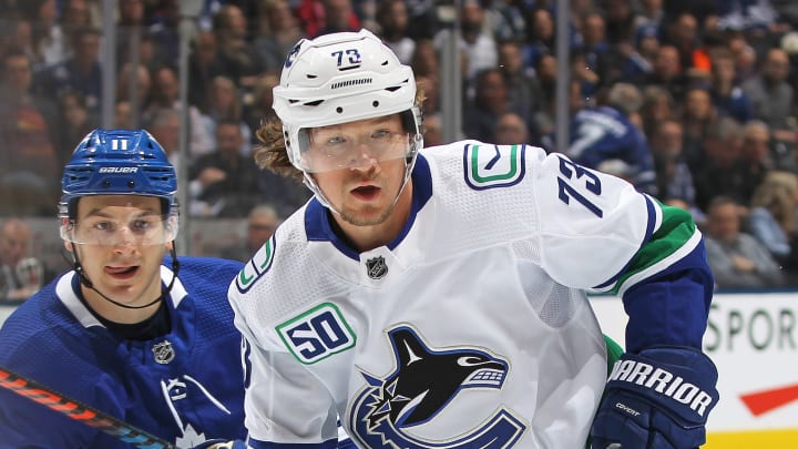 Tyler Toffoli, Vancouver Canucks (Photo by Claus Andersen/Getty Images)