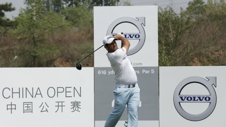 BEIJING, CHINA - APRIL 30: Alexander Levy of France plays a shot during the third round of the Volvo China open at Topwin Golf and Country Club on April 30, 2016 in Beijing, China. (Photo by Lintao Zhang/Getty Images) (Photo by Lintao Zhang/Getty Images)