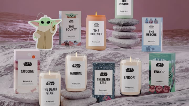  Homesick Premium Scented Candle, Star Wars Mandalorian The  Bounty Candle - Scents of Desert Sands, Volcanic Ash, Vetiver, 13.75 oz,  60-80 Hour Burn, Gifts, Soy Blend Candle Home Décor : Home & Kitchen