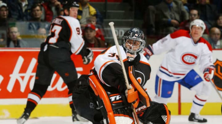 Roman Cechmanek, Philadelphia Flyers (Photo by Dave Sandford/Getty Images/NHLI)