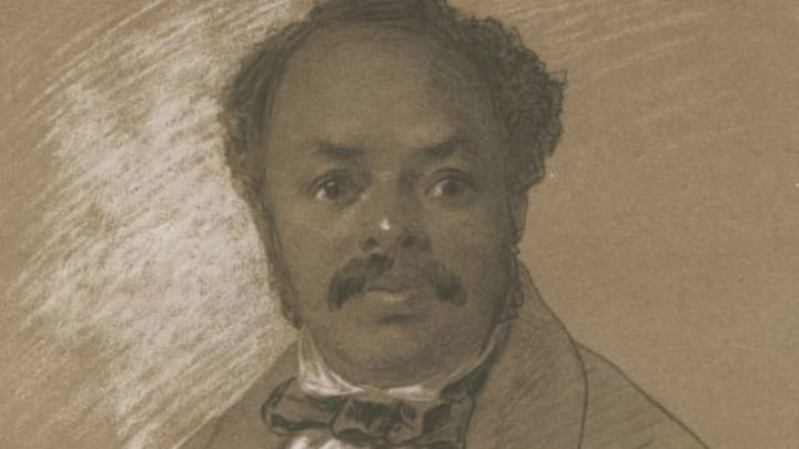 Portrait of Ira Aldridge in 1858