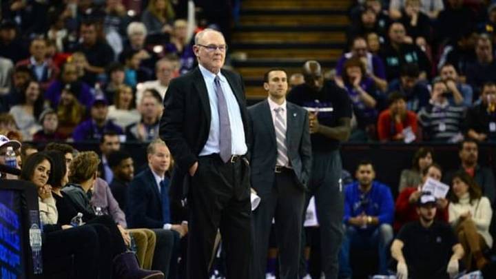 Jan 2, 2016; Sacramento, CA, USA; Sacramento Kings head coach George Karl watches from the sideline during the third quarter of the NBA game against the Phoenix Suns at Sleep Train Arena. The Kings won 142-119. Mandatory Credit: Godofredo Vasquez-USA TODAY Sports Jan 2, 2016; Sacramento, CA, USA; Sacramento Kings head coach George Karl watches from the sideline during the third quarter of the NBA game against the Phoenix Suns at Sleep Train Arena. The Kings won 142-119. Mandatory Credit: Godofredo Vasquez-USA TODAY Sports