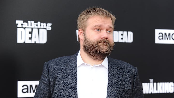 Robert Kirkman's Invincible Getting Film Adaptation from Seth Rogan, Evan Goldberg - Photo Credit: HOLLYWOOD, CA - OCTOBER 23: Robert Kirkman attends the live, 90-minute special edition of 'Talking Dead' at Hollywood Forever on October 23, 2016 in Hollywood, California. (Photo by Jason LaVeris/FilmMagic)