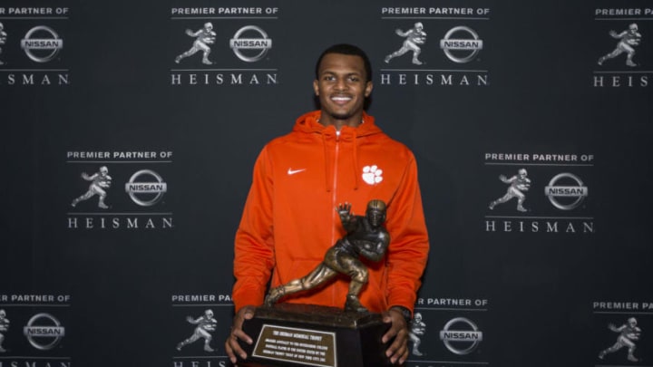 Heisman finalist Deshaun Watson. Photo by Kelly Kline/Getty Images for The Heisman)