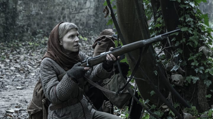 Clémence Poésy as Isabelle – The Walking Dead: Daryl Dixon _ Season 1, Episode 2 – Photo Credit: Stéphanie Branchu/AMC