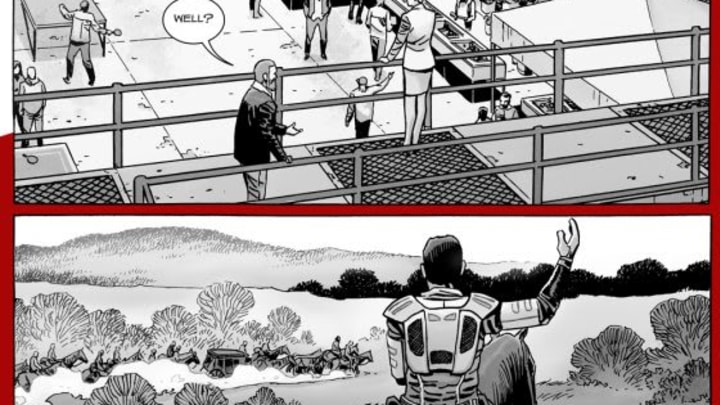 The Walking Dead issue 182 preview panels - Image Comics and Skybound