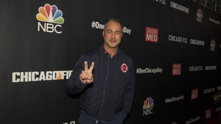 CHICAGO, IL - OCTOBER 07: Chicago Fire's Taylor Kinney during NBCs 5th Annual Chicago Press Day at Lagunitas Brewing Company on October 7, 2019 in Chicago, Illinois. (Photo by Barry Brecheisen/Getty Images)