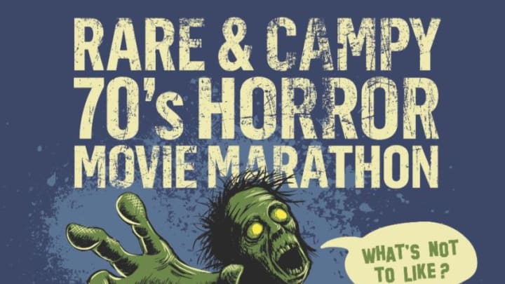 Photo: Rare and Campy 70's Horror Movie Marathon key art.. Image Courtesy Sony Movie Channel