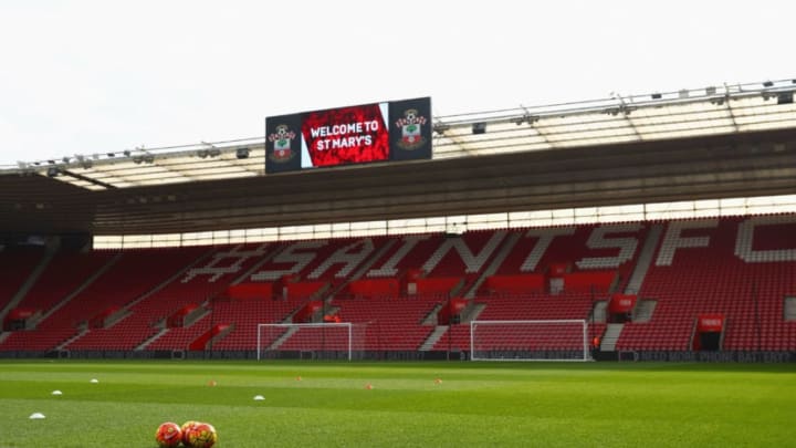 SOUTHAMPTON, ENGLAND - FEBRUARY 27: A general view of the stadium prior to the Barclays Premier League match between Southampton and Chelsea at St Mary's Stadium on February 27, 2016 in Southampton, England. (Photo by Clive Rose/Getty Images)