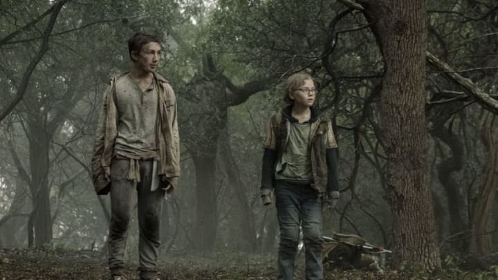 Ethan Suess as Max, Cooper Dodson as Dylan - Fear the Walking Dead _ Season 5, Episode 1 - Photo Credit: Ryan Green/AMC