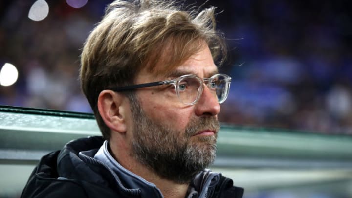 PORTO, PORTUGAL - FEBRUARY 14: Jurgen Klopp, Manager of Liverpool during the UEFA Champions League Round of 16 First Leg match between FC Porto and Liverpool at Estadio do Dragao on February 14, 2018 in Porto, Portugal. (Photo by Julian Finney/Getty Images)