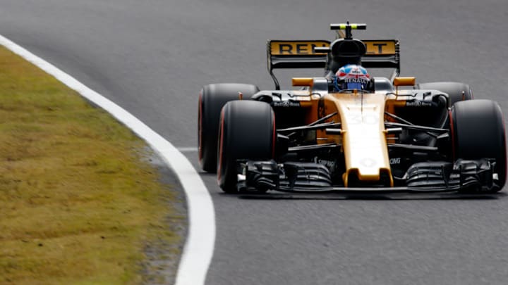 SUZUKA, JAPAN - OCTOBER 07: Jolyon Palmer of Great Britain driving the (30) Renault Sport Formula One Team Renault RS17 on track during final practice for the Formula One Grand Prix of Japan at Suzuka Circuit on October 7, 2017 in Suzuka. (Photo by Lars Baron/Getty Images)