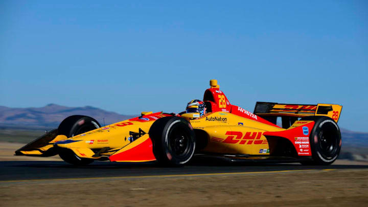 SONOMA, CA - SEPTEMBER 15: Ryan Hunter-Reay driver of the #28 Andretti Autosport Honda (Photo by Robert Laberge/Getty Images)