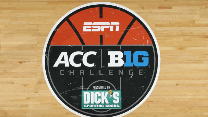 ACC Basketball ACC-Big Ten Challenge logo (Photo by Joel Auerbach/Getty Images)