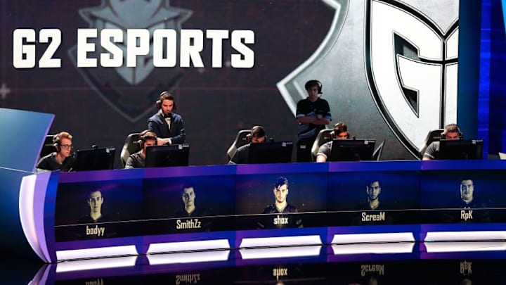 ATLANTA, GA - JUNE 03: G2 Esports in action against Ninjas in Pyjamas at the ELeague Arena at Turner Studios on June 3, 2016 in Atlanta, Georgia. (Photo by Daniel Shirey/Getty Images)