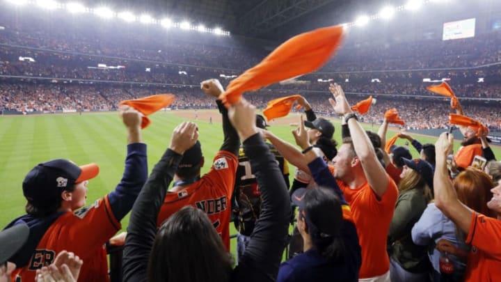 Houston Astros' fans (Photo by Tim Warner/Getty Images)