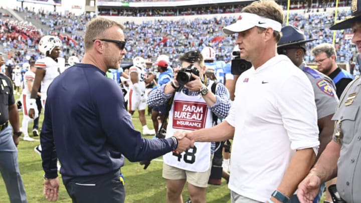One of the top talked about names to replace Bryan Harsin as Auburn football head coach allegedly took a private flight to Nebraska Mandatory Credit: Matt Bush-USA TODAY Sports