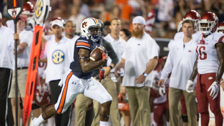 Daniel Thomas is being opportunistic on defense and it's paying off for Auburn. (Photo by Michael Chang/Getty Images)