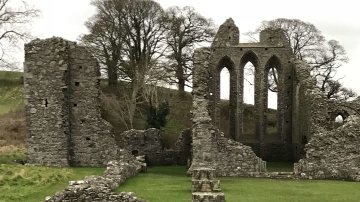 Inch Abbey, where Robb was proclaimed King in the North.