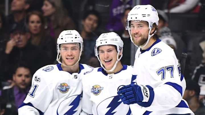 LOS ANGELES, CA - NOVEMBER 09: Victor Hedman