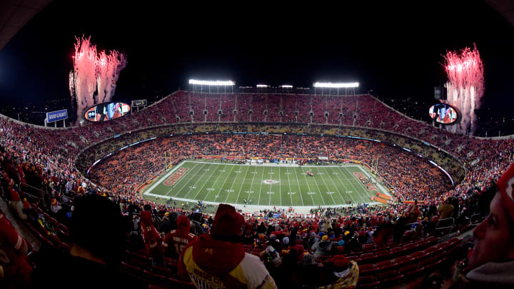 A general view of Arrowhead Stadium – Mandatory Credit: Kirby Lee-USA TODAY Sports