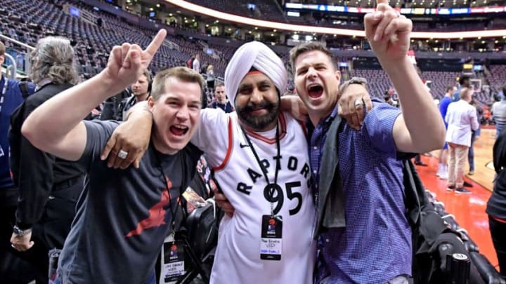 May 30, 2019; Toronto, Ontario, CAN; Toronto Raptors fan Nav Bhatia Mandatory Credit: Dan Hamilton-USA TODAY Sports