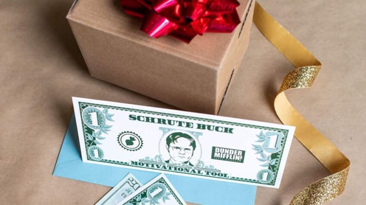 Discover Chillkat's Schrute Bucks birthday cards on Amazon.