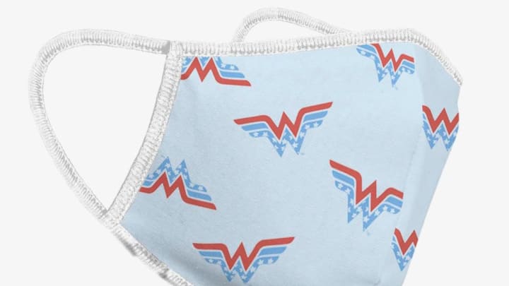 Discover the 'Wonder Woman 1984' logo face mask at Hot Topic.
