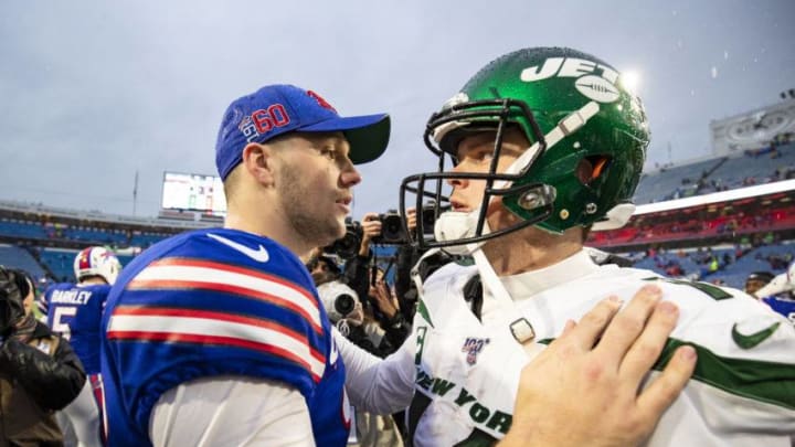 Josh Allen, Buffalo Bills. Sam Darnold, New York Jets. (Photo by Brett Carlsen/Getty Images)