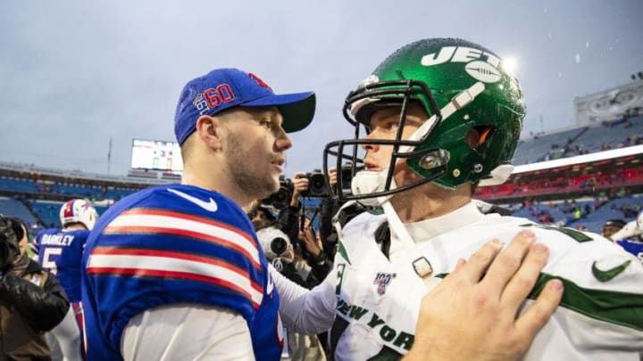 Josh Allen, Buffalo Bills. Sam Darnold, New York Jets. (Photo by Brett Carlsen/Getty Images)