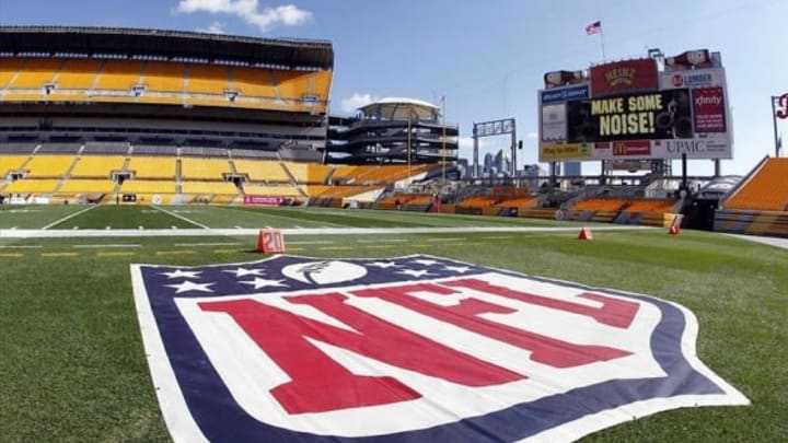 Oct 20, 2013; Pittsburgh, PA, USA; General interior view before the Pittsburgh Steelers host the Baltimore Ravens at Heinz Field. Mandatory Credit: Charles LeClaire-USA TODAY Sports