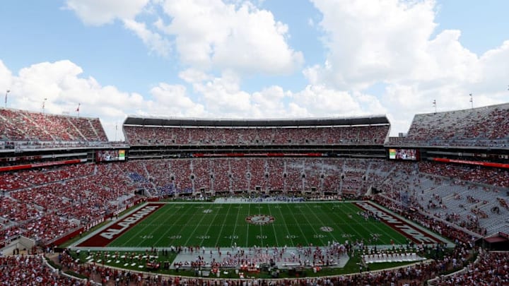 TUSCALOOSA, AL - OCTOBER 05: A general view of Bryant-Denny Stadium during the game between the Alabama Crimson Tide and the Georgia State Panthers on October 5, 2013 in Tuscaloosa, Alabama. (Photo by Kevin C. Cox/Getty Images)