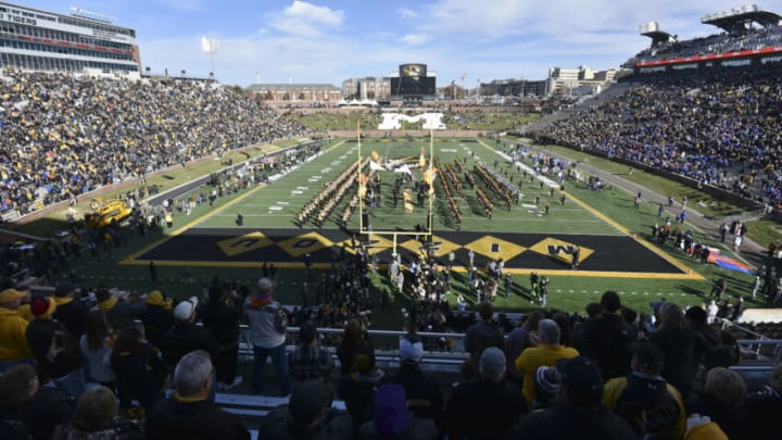 COLUMBIA, MISSOURI - NOVEMBER 16: A general view of Faurot Field/Memorial Stadium prior to a game between the Florida Gators and Missouri Tigers on November 16, 2019 in Columbia, Missouri.