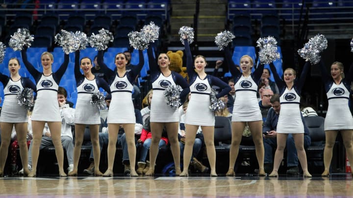 Members of the Penn State Lionettes Dance Team , Mandatory Credit: Matthew O’Haren-USA TODAY Sports