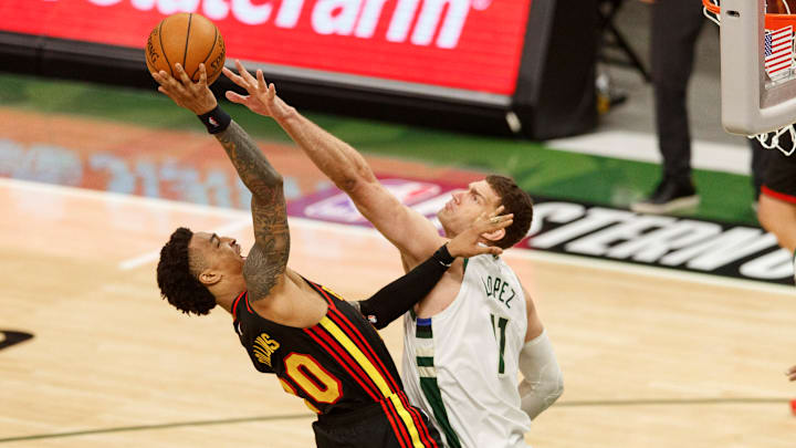 Milwaukee Bucks: Brook Lopez, Atlanta Hawks: John Collins