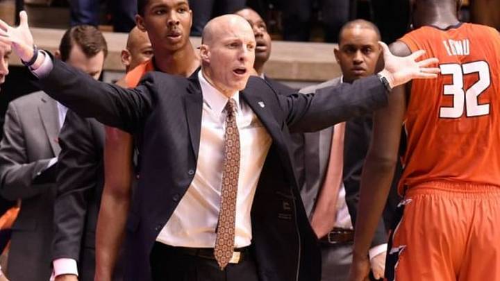 Mar 7, 2015; West Lafayette, IN, USA; Illinois Fighting Illini head coach John Groce in the second half at Mackey Arena. Purdue defeated Illinois 63-58. Mandatory Credit: Sandra Dukes-USA TODAY Sports Mar 7, 2015; West Lafayette, IN, USA; Illinois Fighting Illini head coach John Groce in the second half at Mackey Arena. Purdue defeated Illinois 63-58. Mandatory Credit: Sandra Dukes-USA TODAY Sports