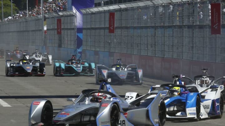 SANTIAGO, CHILE - JANUARY 26: Eduardo Montara of Venturi team competes during the 2019 Antofagasta Minerals Santiago E-Prix as part of Formula E 2019 season on January 26, 2019 in Santiago, Chile. (Photo by Marcelo Hernandez/Getty Images)