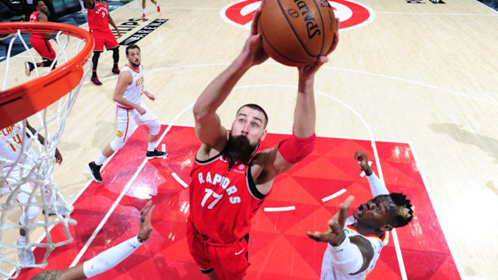 ATLANTA, GA - JANUARY 24: Jonas Valanciunas