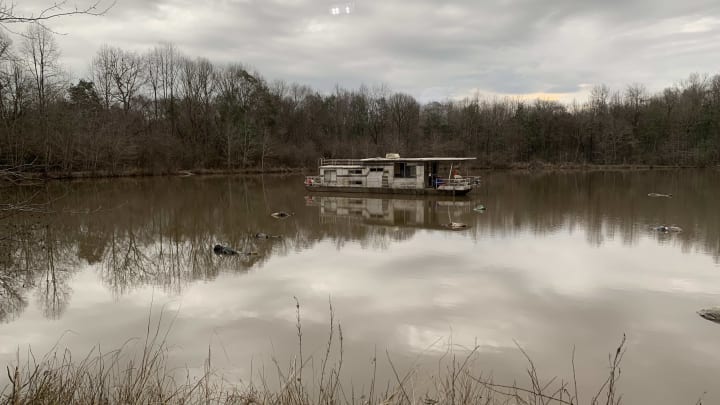 The houseboat lake. (Photo by Jeffrey Kopp)