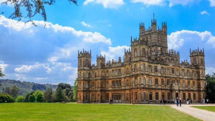 Highclere Castle, used as the setting for Downton Abbey