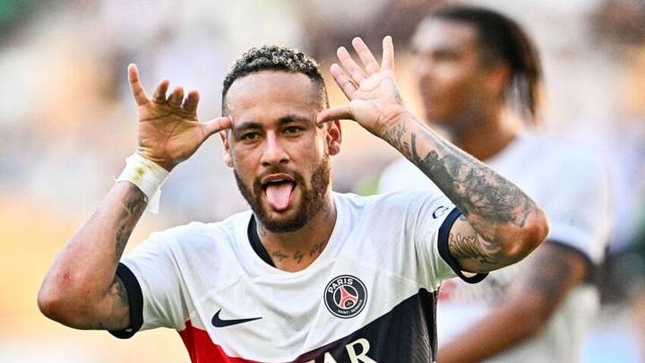 Neymar, Chelsea target (Photo by ANTHONY WALLACE / AFP) (Photo by ANTHONY WALLACE/AFP via Getty Images)