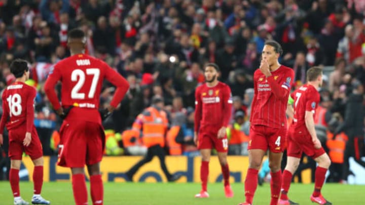 Liverpool players disappointed against Atletico Madrid