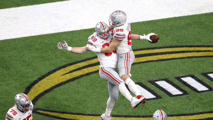 The tight ends were huge in the Sugar Bowl for the Ohio State football team. They need to be huge again tonight. (Photo by Sean Gardner/Getty Images)