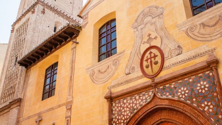 The Santiago Apostle Church in Málaga, Spain, where Pablo Picasso was baptized.