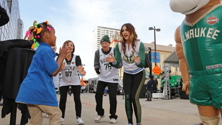 Milwaukee, WI - APRIL 26: fans are seen prior to Game Six of the Round One of the 2018 NBA Playoffs between the Boston Celtics and Milwaukee Bucks on April 26, 2018 at the BMO Harris Bradley Center in Milwaukee, Wisconsin. NOTE TO USER: User expressly acknowledges and agrees that, by downloading and or using this Photograph, user is consenting to the terms and conditions of the Getty Images License Agreement. Mandatory Copyright Notice: Copyright 2018 NBAE (Photo by Gary Dineen/NBAE via Getty Images)