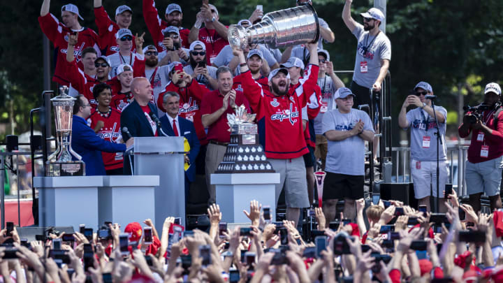 Alex Ovechkin, Washington Capitals (Photo by Scott Taetsch/Getty Images)