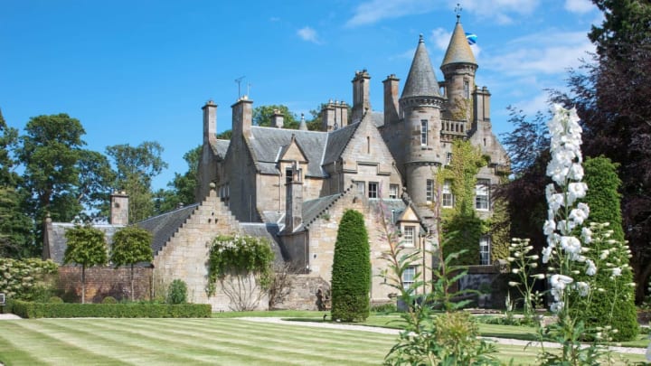 Carlowrie Castle in Edinburgh, Scotland.