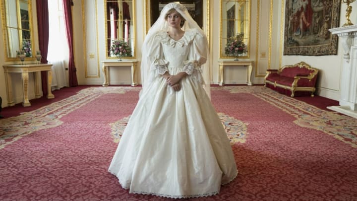 Emma Corrin as Princess Diana in season 4 of The Crown.